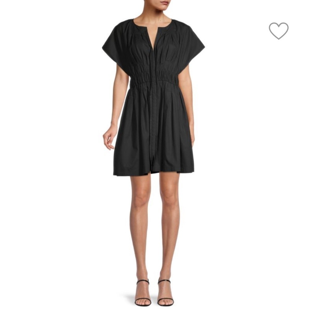 Nwt Rebecca Taylor V-Neck Smocked Mini Dress Size Small